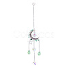 Moon & Star Alloy Hanging Ornaments HJEW-TADJ0023-1