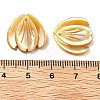 Natural Yellow Shell Carved Pendants SSHEL-Z002-05-3