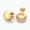 304 Stainless Steel Stud Earring Findings X-STAS-Q223-05-2