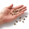 Electroplate Natural Dalmatian Jasper Charms G-S344-09C-5