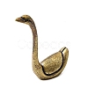 Brass Swan Miniature Figurine Statues KK-S335-08AB-1