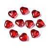 Transparent Spray Painted Glass Beads X-GGLA-S054-012A-02-1