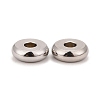 Non-Tarnish 304 Stainless Steel Spacer Beads STAS-F136-04P-2