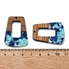 Resin and Walnut Pendants FIND-R051-02B-3