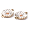 Alloy Enamel Connector Charms ENAM-C008-15A-KCG-3