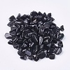 Natural Black Stone Chip Beads G-K251-01-1