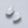 Transparent Spray Painted Glass Charms GLAA-R211-03-D06-2
