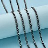 Iron Twisted Chains Curb Chains CHS007Y-B-5