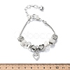 Alloy European Beads Charm Bracelets BJEW-F495-21P-3