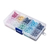 10 Colors Electroplate Glass Beads EGLA-X0006-01E-6mm-2