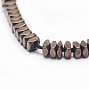 Electroplate Non-magnetic Synthetic Hematite Beads Strands G-L489-D08-2