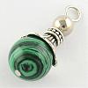 Malachite Pendants G-Q459-02G-2