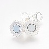 Alloy Rhinestone Magnetic Clasps BT-TAC0001-01S-2