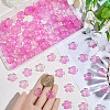 180Pcs Acrylic Bead Caps OACR-PA0001-37A-3