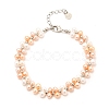 Natural Fresh Water Pearl Beaded Bracelets BJEW-D447-08G-01-2