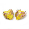 Handmade Gold Sand Lampwork Beads LAMP-R138-03-3
