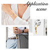 6Pcs 3 Styles Brass Spring Gate Rings KK-HS0015-07-6