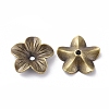 Tibetan Style Bead Caps TIBEB-A11022-AB-FF-2