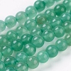 Natural Green Aventurine Beads Strands G-G099-6mm-17-1