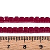 Lab Grown Red Corundum Beads Strands G-N351-02A-01-4