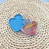 Heart Perfume Bottle with Word BOYS TEARS Pendant Silicone Molds DIY-M034-24-1