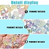 60Pcs 3 Styles UV Plating Transparent Acrylic Beads MACR-YW0004-71-2