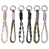 12Pcs 6 Colors Polyester & Spandex Parachute Cord Pendant Decorations HJEW-SZ00128-1