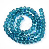 Electroplate Glass Beads Strands LS-EGLA-A034-T4mm-L25-3