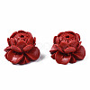 Lotus Cinnabar Beads X-CARL-Q004-83-2