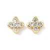 Brass Micro Pave Cubic Zirconia Beads KK-Z120-16G-1