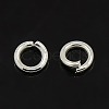Silver Color Plated Brass Open Jump Rings X-JRC10MM-S-2