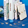 8Pcs 8 Style Alloy Enamel Astronaut Bookmark AJEW-PH0004-34-5