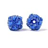 Opaque Acrylic & Transparent Resin Rhinestone Beads SACR-Q005-02A-01-2