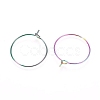 Ion Plating(IP) 316L Surgical Stainless Steel Hoop Earring Findings STAS-D164-05M-2