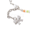 Shell Pearl & Glass Beaded Bracelets for Women BJEW-JB10414-4