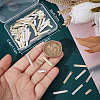 100Pcs 4 Style Brass Pendants KK-BBC0005-59-3