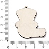 American Football Themed Printed Wooden Pendants WOOD-B012-02B-3