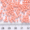 8/0 Baking Paint Glass Round Seed Beads SEED-S036-01B-17-3
