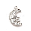 Tarnish Resistant 304 Stainless Steel Pendant Rhinestone Settings STAS-F282-02P-2