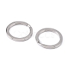 Tarnish Resistant 304 Stainless Steel Keychain Clasp Findings STAS-32D-1