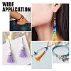 50Pcs 5 Style Tibetan Style Alloy Cord Ends TIBEP-PH0001-25-6