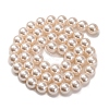 Baking Paint Pearlized Glass Pearl Round Bead Strands PEAR-H019-02C-02-2