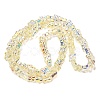 Transparent Glass Beads Strands GL-CBAAE04-02D-4