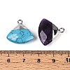 Natural & Synthetic Mixed Stone Pendants G-T144-68M-3