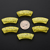 Transparent Crackle Acrylic Beads LS-CACR-S009-001B-N85-4