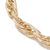 Aluminium Textured Rope Chain Bag Decorative Chains FIND-JF00161-02-4
