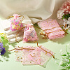 30Pcs Gold Stamping Moon Star Organza Drawstring Gift Bags ABAG-TA0002-21G-7