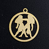201 Stainless Steel Pendants STAS-S105-JN363-3-1