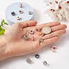 18Pcs 7 Style Alloy European Beads MPDL-MP0001-01-6