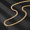 PVD Vacuum Plating 304 Stainless Steel Snake Chains Necklaces NJEW-O058-29G-2